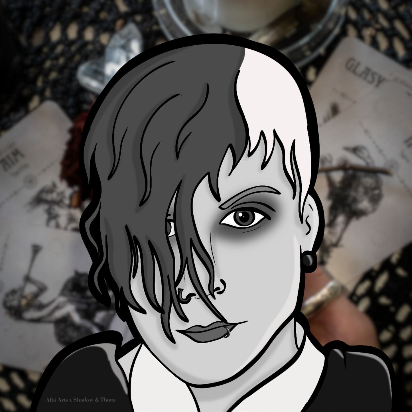 Emo Icons - Peeker Sticker