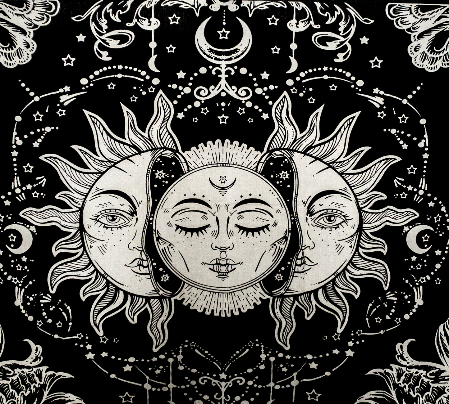 Triple Sun Tapestry